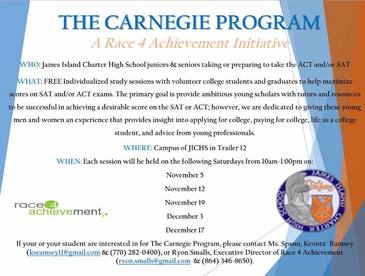 Carnegie program flyer